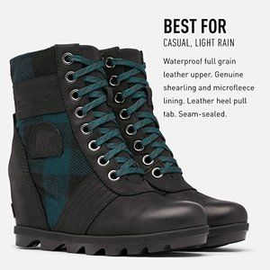 Sorel Lexie Wedge Boot Size 5 with hidden wedge